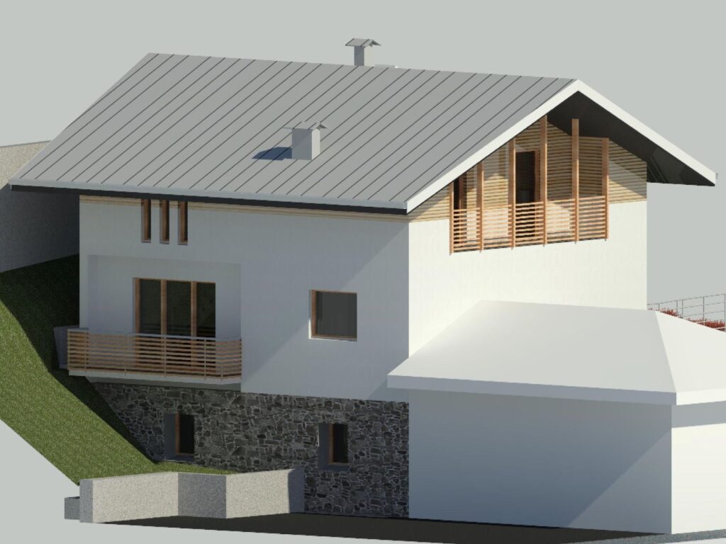 Casa Privata Modello 3D BIM sud